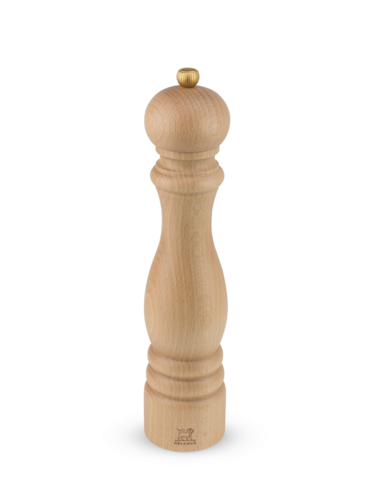 Manuele zoutmolen uit naturel hout (30 cm)