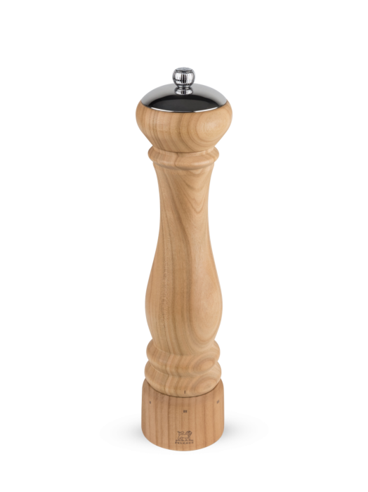 Manuele zoutmolen uit kersenhout en inox 30 cm