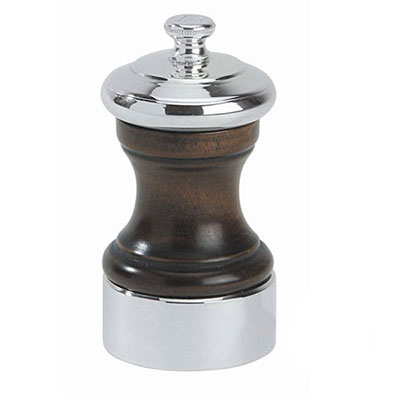 PALACE METAL ARGENTE & HOUT PATINE 10CM (ZOUTMOLEN)