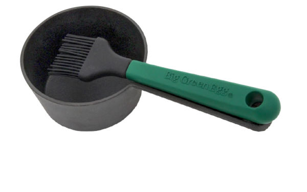 CAST IRON SAUCE POT WITH BASTING BRUSH (2XL,XLarge,Large,Medium,MiniMax,Small)