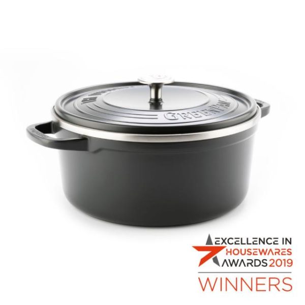 Featherweights Keramische Antikleef Stoofpot met deksel (diameter = 24 cm)