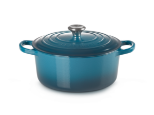 RONDE BRAAD-/STOOFPAN 24CM DEEP TEAL RS KNOP RONDE BRAAD-/STOOFPAN 24CM DEEP TEAL RS KNOP