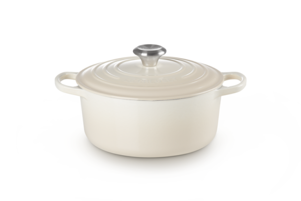 RONDE BRAAD-/STOOFPAN 24CM MERINGUE RS KNOP
