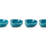 Sausschaaltjes Set van 4 in Aardewerk caribbean blue