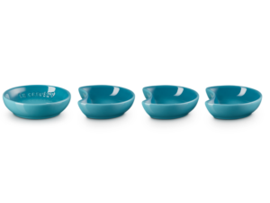 Sausschaaltjes Set van 4 in Aardewerk caribbean blue