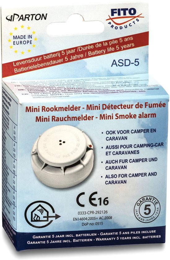 ROOKMELDER MINI OPTISCH 3 V BAT