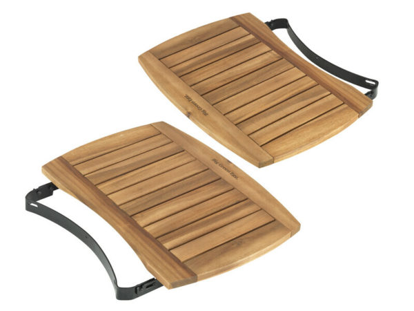 Big Green Egg - 2 Houten Egg Sides Acacia - Small Big Green Egg - 2 Houten Egg Sides Acacia - Small