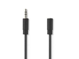 Nedis - CAGP22050BK100 - Stereo-audiokabel 3,5 Mm Male - 3,5 Mm Female - 10 M - Zwart Nedis - CAGP22050BK100 - Stereo-audiokabel 3,5 Mm Male - 3,5 Mm Female - 10 M - Zwart