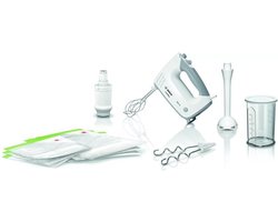 Bosch - MFQ364V0 - ErgoMixx - Vacuum Handmixer - Wit Bosch - MFQ364V0 - ErgoMixx - Vacuum Handmixer - Wit