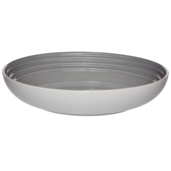 Le Creuset - Diep bord Aardewerk - 22cm - Mist Grey Le Creuset - Diep bord Aardewerk - 22cm - Mist Grey