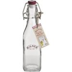 Kilner - Vierkante fles Met plastic beugelsluiting - 250ml
