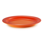 Le Creuset - Aardewerken dinerbord in Oranjerood 27cm