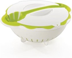 CooknCo - 4-delige pasta set - groen/wit CooknCo - 4-delige pasta set - groen/wit