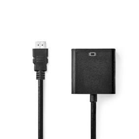 Nedis - HDMI™ Connector | VGA Female 15p / 3,5 mm Female | 1080p Nedis - HDMI™ Connector | VGA Female 15p / 3,5 mm Female | 1080p
