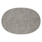 Guzzini - OVAL PLACEMAT MOD FABRIC MAT SKY GREY Set van 6
