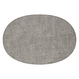 Guzzini - OVAL PLACEMAT MOD FABRIC MAT SKY GREY Set van 6 Guzzini - OVAL PLACEMAT MOD FABRIC MAT SKY GREY Set van 6
