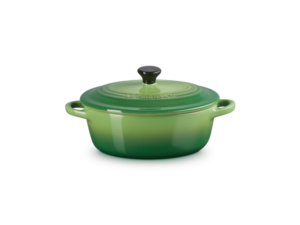 Le creuset -MINI OVAL BRAADPAN 12CM BAMBOO GREEN Le creuset -MINI OVAL BRAADPAN 12CM BAMBOO GREEN