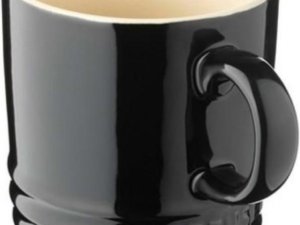 Le Creuset - Aardewerken koffiebeker in Ebbenzwart 0,2l Le Creuset - Aardewerken koffiebeker in Ebbenzwart 0,2l