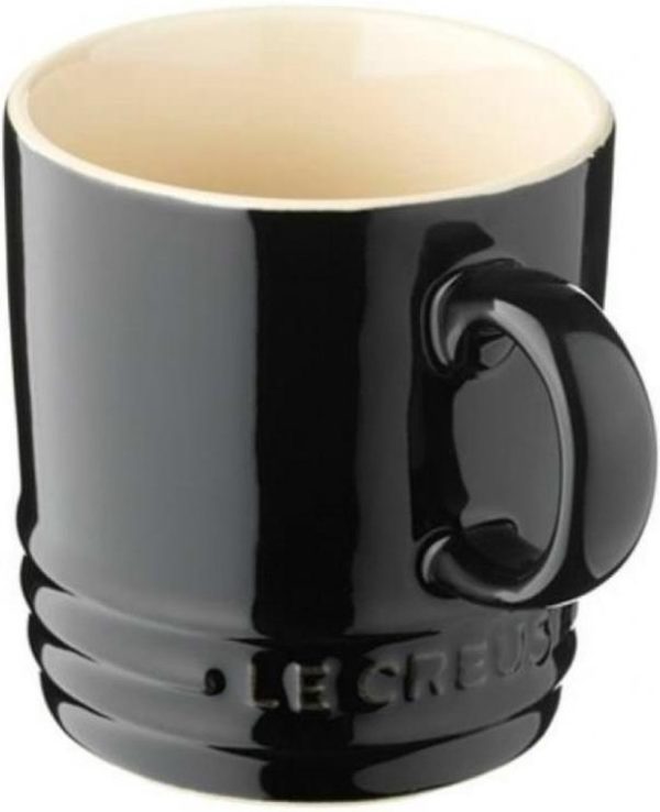 Le Creuset - Aardewerken koffiebeker in Ebbenzwart 0,2l Le Creuset - Aardewerken koffiebeker in Ebbenzwart 0,2l
