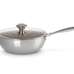 Le Creuset - RVS PLUS Sauteuse 24cm 3,3l met anti-aanbaklaag