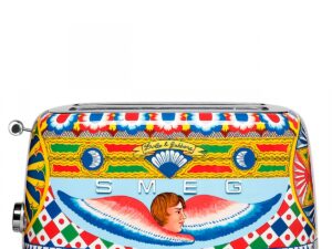 Smeg & Dolce&Gabbana - Sicily is my love Broodrooster Blauw