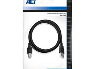ACT - USB 2.0 connection cable A male - B male 1.8 meters ACT - USB 2.0 connection cable A male - B male 1.8 meters