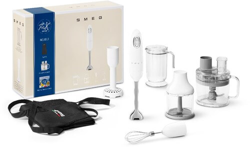 Smeg - HBF12WHEU Staafmixerset Wit Smeg - HBF12WHEU Staafmixerset Wit