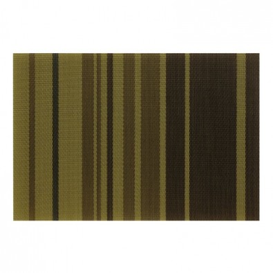TAFELSET NETA onderlegger PVC, groene strepen 45x30cm