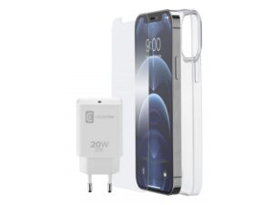 Cellularline - iPhone 12 Pro Max Hoes + Glas