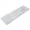 Ultra slim USB keyboard with 2 USB ports for Mac - French (Azerty)