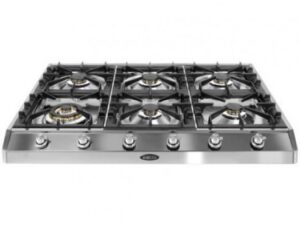 BORETTI PGK96IXBE Tussenbouwgaskookplaat 6 pits 90cm inox BORETTI PGK96IXBE Tussenbouwgaskookplaat 6 pits 90cm inox