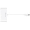 Macally - UCVGA tussenstuk voor kabels USB C VGA + USB 3.0 Wit