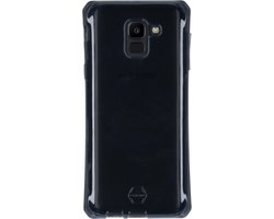 ITSkins - Spectrum cover voor Samsung Galaxy J6 - Transparant/Zwart ITSkins - Spectrum cover voor Samsung Galaxy J6 - Transparant/Zwart