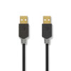 NEDIS - USB-Kabel 2.0 | USB-A Male | USB-A Male | 2.00 m