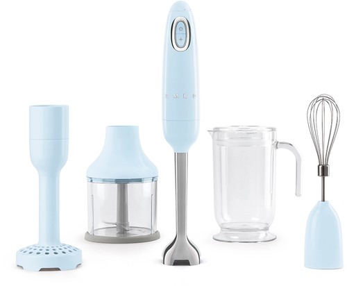 SMEG -HBF22PBEU Handblender met accesoires Pastelblauw SMEG -HBF22PBEU Handblender met accesoires Pastelblauw