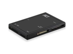 ACT - USB 3.2 cardreader, SD/microSD/SDHC, zwart ACT - USB 3.2 cardreader, SD/microSD/SDHC, zwart
