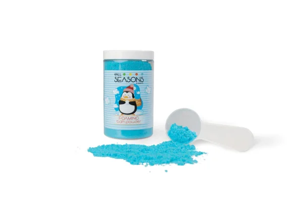 4ALLSEASONS - Fizzing & Foaming Bath Powder Penguin 400ml incl. lepel 400ML 4ALLSEASONS - Fizzing & Foaming Bath Powder Penguin 400ml incl. lepel 400ML