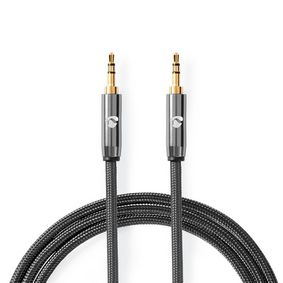 Nedis - Stereo-Audiokabel 5.00 m 3,5 mm Male | 3,5 mm Male Nedis - Stereo-Audiokabel 5.00 m 3,5 mm Male | 3,5 mm Male
