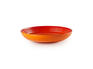 Le Creuset - Aardewerken diep bord in Oranjerood 22cm Le Creuset - Aardewerken diep bord in Oranjerood 22cm