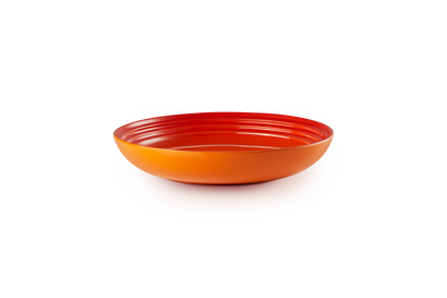 Le Creuset - Aardewerken diep bord in Oranjerood 22cm Le Creuset - Aardewerken diep bord in Oranjerood 22cm