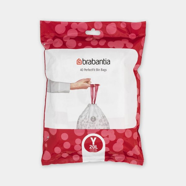 Brabantia- Afvalzak Code Y 20L 40 stuks