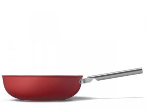Smeg - WOK 30cm ROOD Smeg - WOK 30cm ROOD