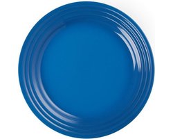 Le Creuset - Aardewerken klein bord in Marseilleblauw 22cm Le Creuset - Aardewerken klein bord in Marseilleblauw 22cm