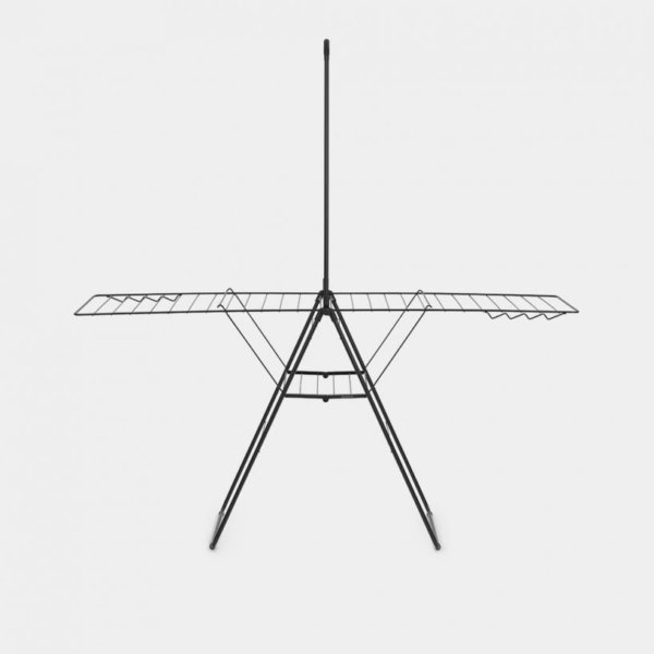 BRABANTIA - HANGON DROOGREK 25 meter met stang - Matt Black