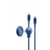 CELLULARLINE - Click bedside kabel, usb-c naar usb-c, 1,5m home+office, blauw