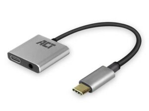 ACT - USB-C naar 3,5mm jack audio adapter , PD pass through ACT - USB-C naar 3,5mm jack audio adapter , PD pass through