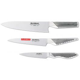 GLOBAL - G-21138 koksmes + officemes + fileermes set 3-delig GLOBAL - G-21138 koksmes + officemes + fileermes set 3-delig
