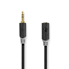 NEDIS - Stereo-Audiokabel Stereo-3,5 mm Male | 3,5 mm Female | Verguld | 5.00 m NEDIS - Stereo-Audiokabel Stereo-3,5 mm Male | 3,5 mm Female | Verguld | 5.00 m