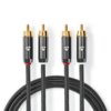 NEDIS - Stereo-Audiokabel 2x RCA Male | 2x RCA Male