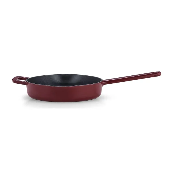 FISSLER MOMENTS BRAADPAN BURGUNDY RED 26cm FISSLER MOMENTS BRAADPAN BURGUNDY RED 26cm